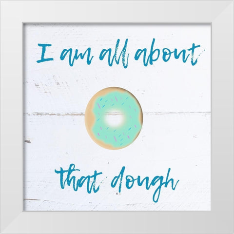 Big Dough White Modern Wood Framed Art Print by Phillip, Jamie