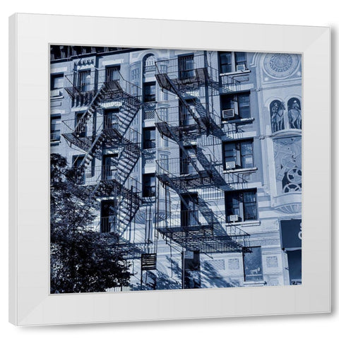 Urban Life 1 White Modern Wood Framed Art Print by Phillip, Jamie