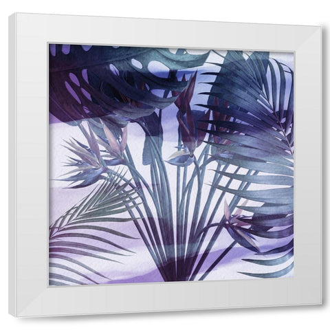 Tropical Floral 11 White Modern Wood Framed Art Print by Phillip, Jamie