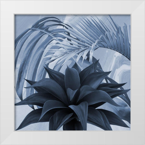Tropical Floral 3 White Modern Wood Framed Art Print by Phillip, Jamie