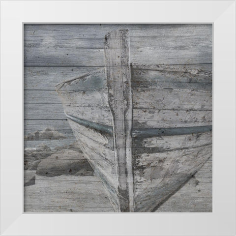 Gracefully Broken White Modern Wood Framed Art Print by Phillip, Jamie