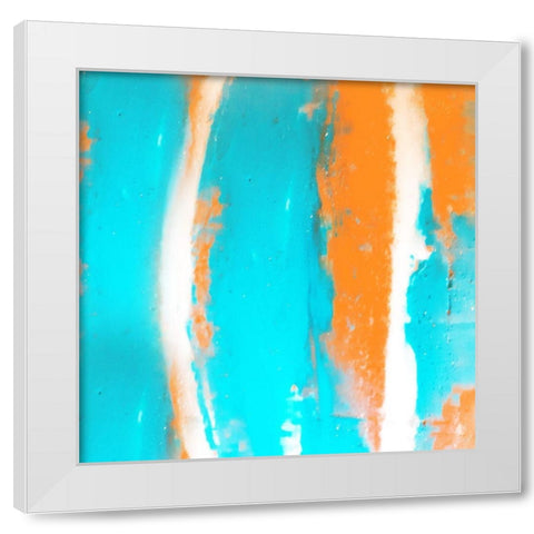 Cake Abstract White Modern Wood Framed Art Print by Phillip, Jamie