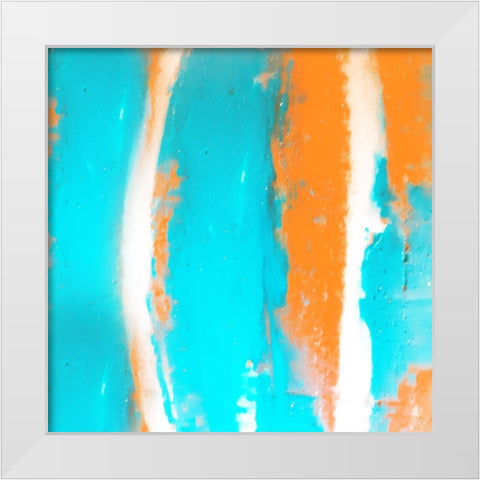 Cake Abstract White Modern Wood Framed Art Print by Phillip, Jamie