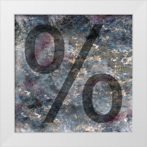 Symbol 2 White Modern Wood Framed Art Print by Phillip, Jamie