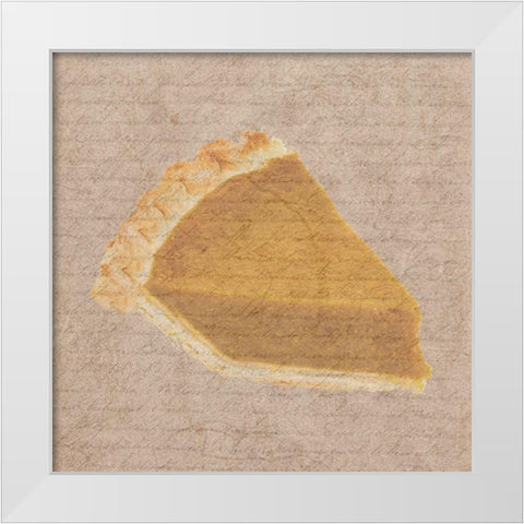 Pumpkin Pie White Modern Wood Framed Art Print by Phillip, Jamie