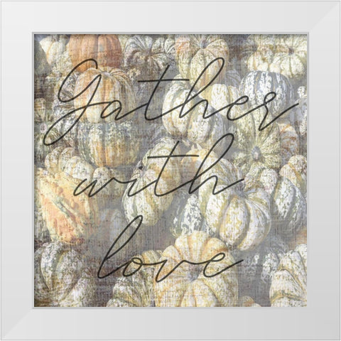 Gather Together White Modern Wood Framed Art Print by Phillip, Jamie