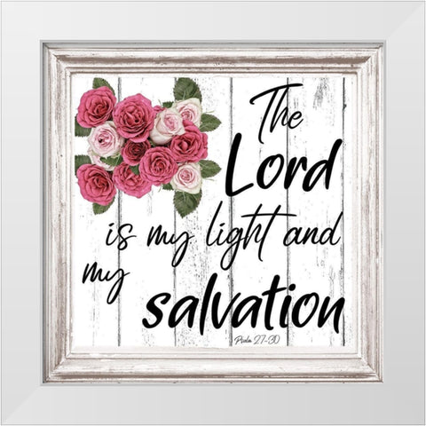 My Salvation White Modern Wood Framed Art Print by Phillip, Jamie