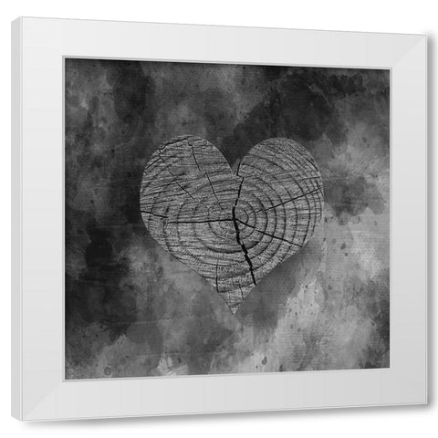 Love Is There 2 White Modern Wood Framed Art Print by Phillip, Jamie