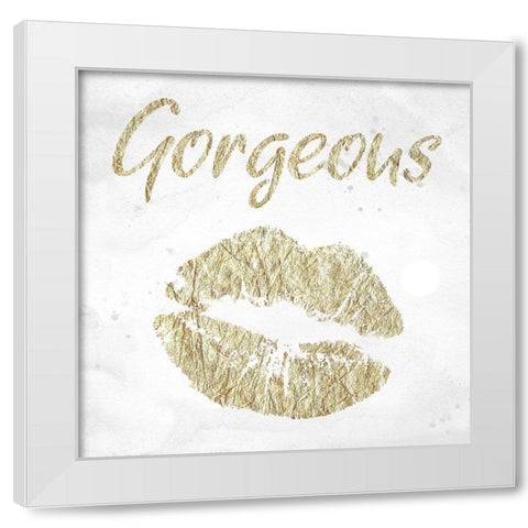 Gorgeous White Modern Wood Framed Art Print by Phillip, Jamie