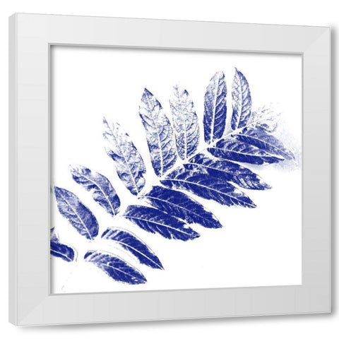 Sweeter Than Blue White Modern Wood Framed Art Print by Phillip, Jamie