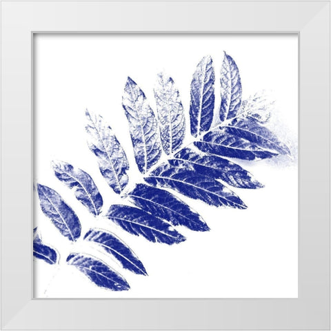 Sweeter Than Blue White Modern Wood Framed Art Print by Phillip, Jamie