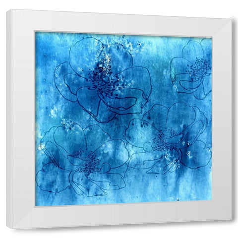 Petals White Modern Wood Framed Art Print by Phillip, Jamie
