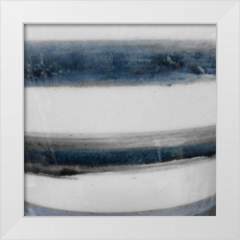 Prosperity By Indigo White Modern Wood Framed Art Print by Phillip, Jamie