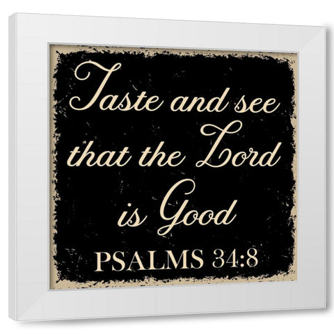 Taste White Modern Wood Framed Art Print by Phillip, Jamie