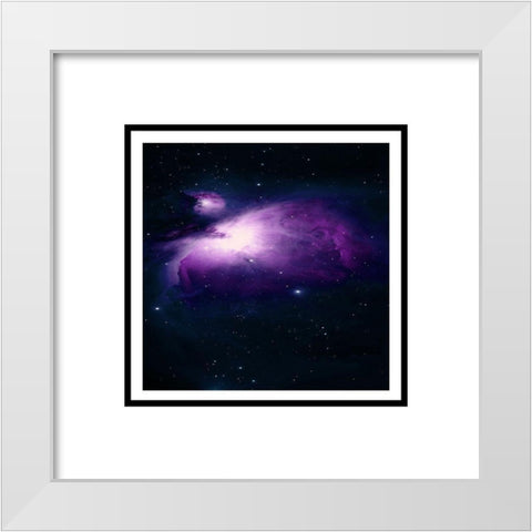 Space White Modern Wood Framed Art Print by Phillip, Jamie