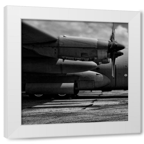 Air Plane 2 White Modern Wood Framed Art Print by Phillip, Jamie
