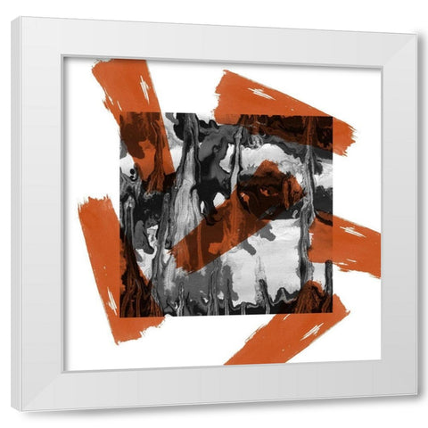 Broken Mirror  White Modern Wood Framed Art Print by Phillip, Jamie