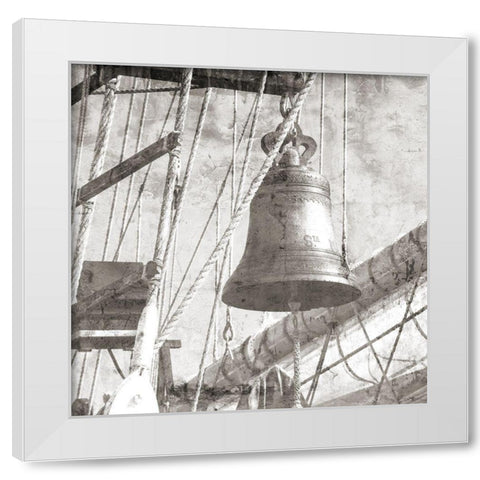 Nautical Journey White Modern Wood Framed Art Print by Phillip, Jamie