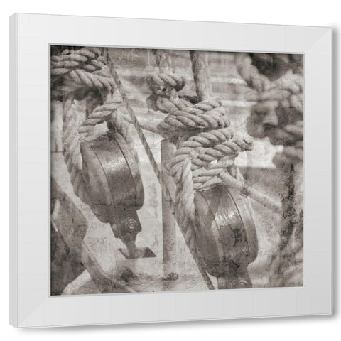 Nautical Adventure White Modern Wood Framed Art Print by Phillip, Jamie