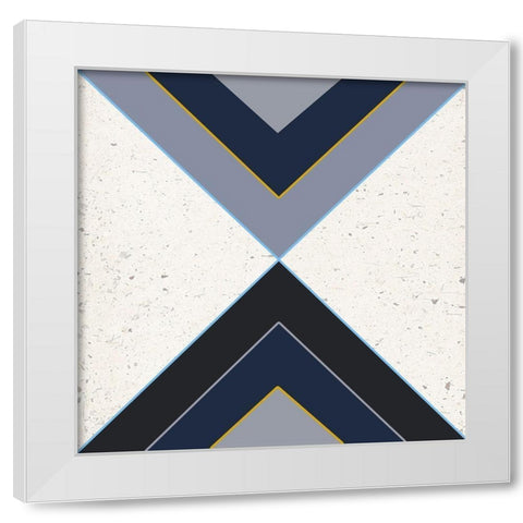 Sharp Shaper 1 White Modern Wood Framed Art Print by Phillip, Jamie