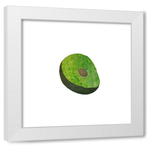Avacado White Modern Wood Framed Art Print by Phillip, Jamie
