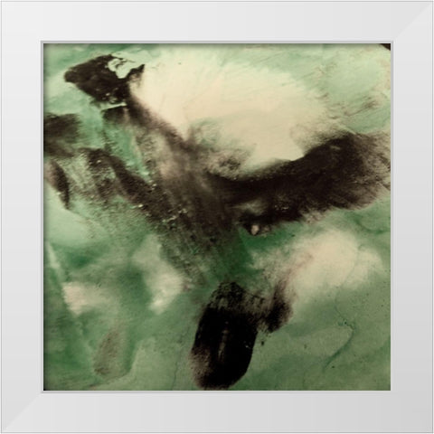 Butter Cream1 White Modern Wood Framed Art Print by Phillip, Jamie
