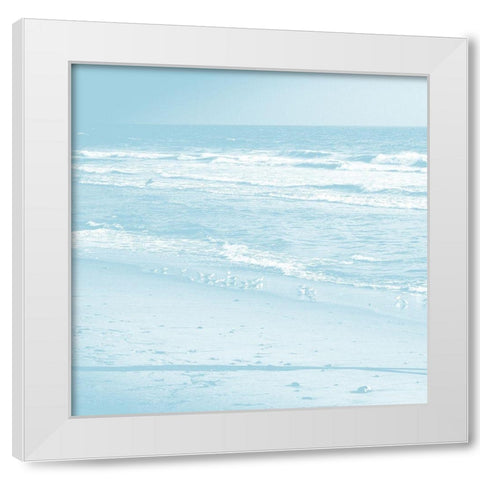 Mello Ocean White Modern Wood Framed Art Print by Phillip, Jamie