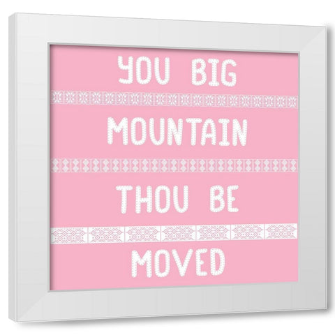 Big Mountain White Modern Wood Framed Art Print by Phillip, Jamie