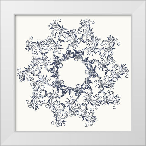 Mandala 3 White Modern Wood Framed Art Print by Phillip, Jamie