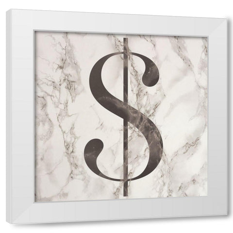 Money White Modern Wood Framed Art Print by Phillip, Jamie