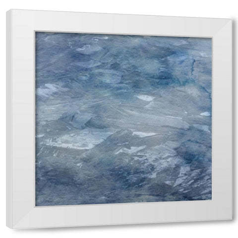 Caribbean Clouds White Modern Wood Framed Art Print by Phillip, Jamie