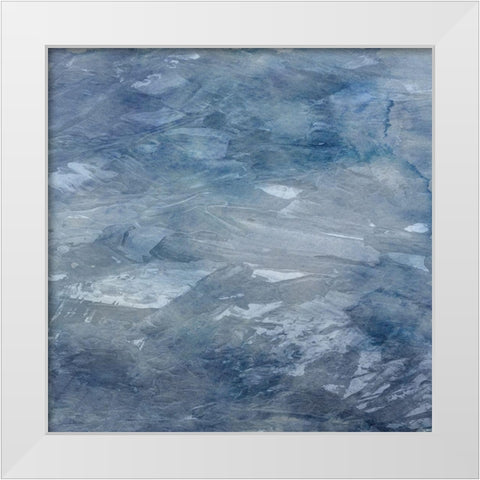 Caribbean Clouds White Modern Wood Framed Art Print by Phillip, Jamie