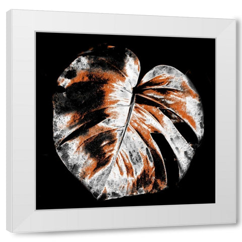 Tropic Leaf 3 White Modern Wood Framed Art Print by Phillip, Jamie