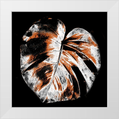 Tropic Leaf 3 White Modern Wood Framed Art Print by Phillip, Jamie