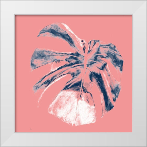 Tropic Leaf 4 White Modern Wood Framed Art Print by Phillip, Jamie