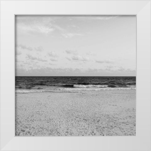 Beach Life White Modern Wood Framed Art Print by Phillip, Jamie