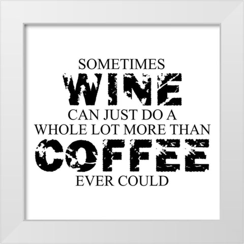 Wine White Modern Wood Framed Art Print by Phillip, Jamie