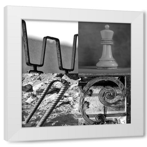 Wine White Modern Wood Framed Art Print by Phillip, Jamie