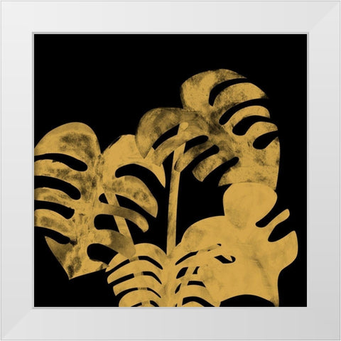 Fern White Modern Wood Framed Art Print by Phillip, Jamie