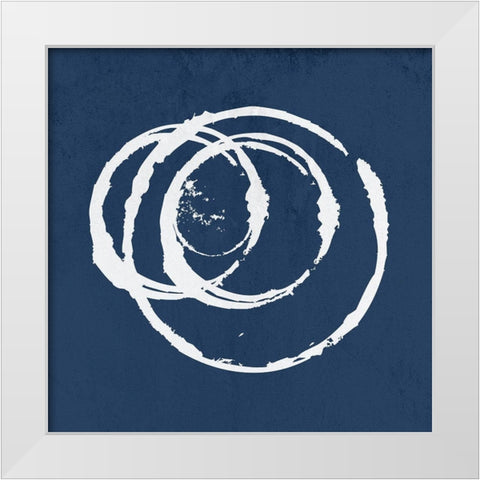 Road Blast 2 White Modern Wood Framed Art Print by Phillip, Jamie