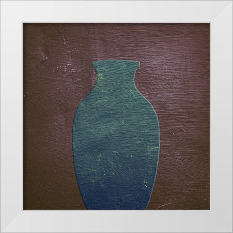 Blue Clay 2 White Modern Wood Framed Art Print by Phillip, Jamie