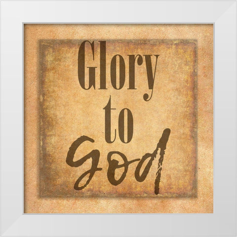Glory White Modern Wood Framed Art Print by Phillip, Jamie