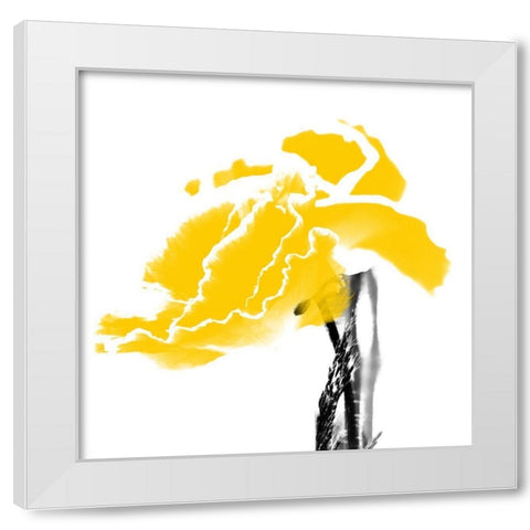 Plant Bloom White Modern Wood Framed Art Print by Phillip, Jamie