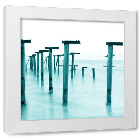 Bay Wood 2 White Modern Wood Framed Art Print by Phillip, Jamie