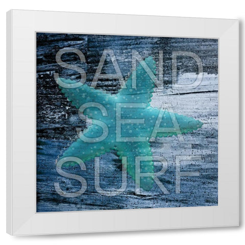 Atlantic Ocean White Modern Wood Framed Art Print by Phillip, Jamie