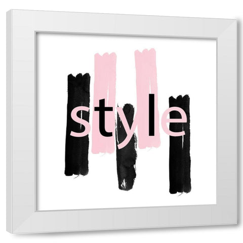 Blended Style White Modern Wood Framed Art Print by Phillip, Jamie