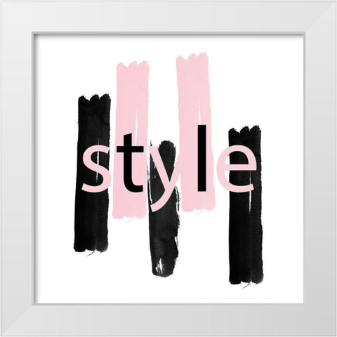 Blended Style White Modern Wood Framed Art Print by Phillip, Jamie