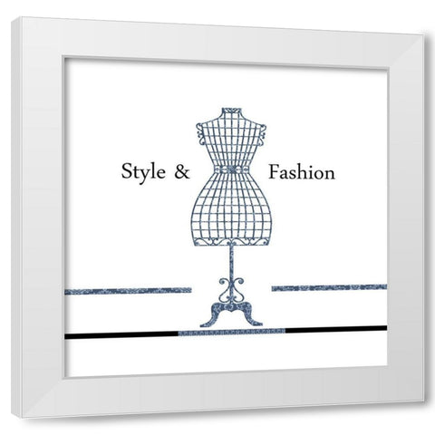 Tailor 2 White Modern Wood Framed Art Print by Phillip, Jamie