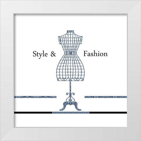 Tailor 2 White Modern Wood Framed Art Print by Phillip, Jamie
