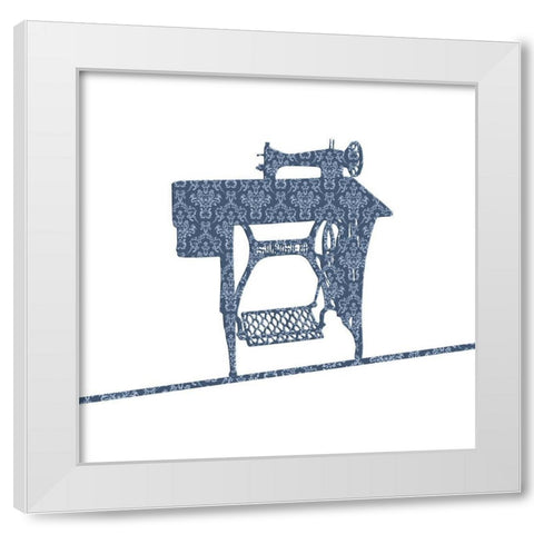Tailor 3 White Modern Wood Framed Art Print by Phillip, Jamie